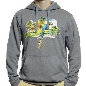 Margaritaville Pullover Hoodie Logo Blue Parrot Lg